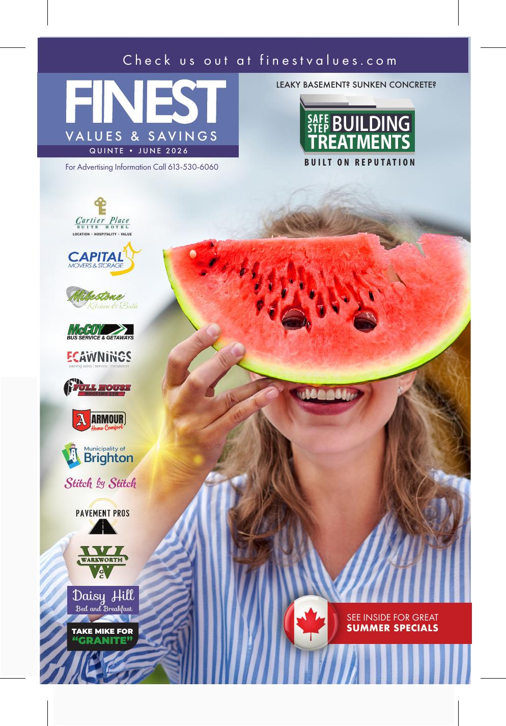 Finest Quinte magazine cover