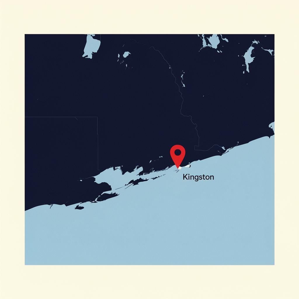 Map of the Kingston region service area